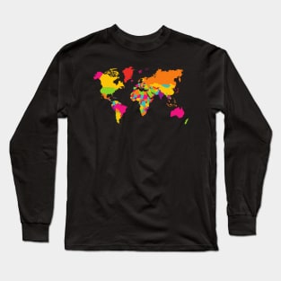 Map of the world Long Sleeve T-Shirt